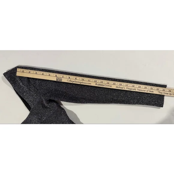 Altar'd State Silver Sparkle Mini Dress Small Metallic Lurex Wrap Evening Sexy - Picture 7 of 11